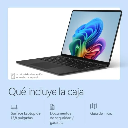 Microsoft ▫️ Surface Laptop, 13,8" | Snapdragon X2 Plus | 16 GB de RAM, SSD de 512 GB 6