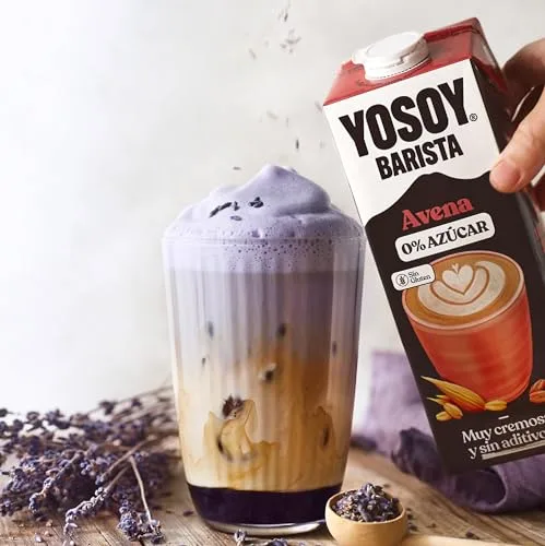 YOSOY ▫️ Bebida Vegetal de Aveia Barista sem Açúcar - especial para café, embalagem de 6 x 1 L 6