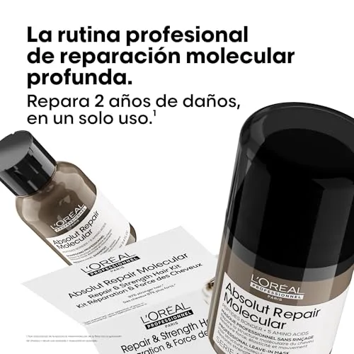 L'Oréal Professionnel Paris ▫️ Conjunto de viagem L'Oréal Professionnel Absolut Repair Molecular para cabelos danificados 3