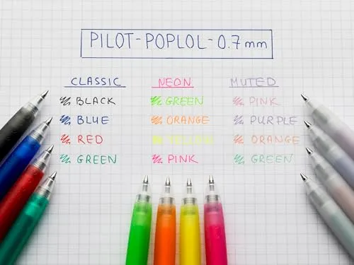 PILOT ▫️ 4 Pop'Lol + 1 Corretor - Roller de Tinta em Gel - 4 Cores 5