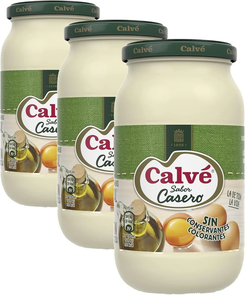 Calvé ▫️ Maionese caseira frasco de 430 ml (pacote de 3)