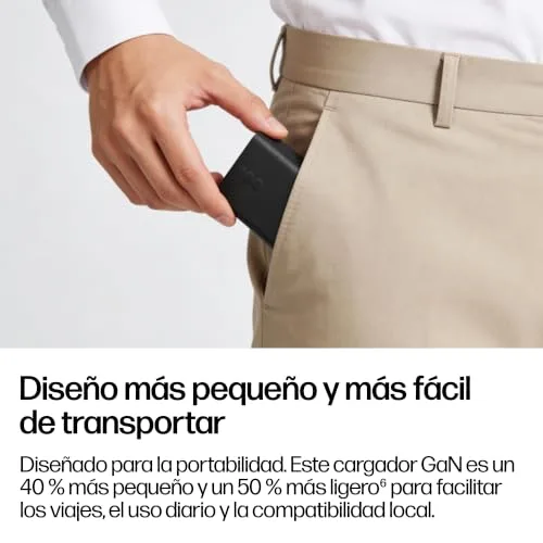 HP ▫️ Carregador de parede GAN USB-C de 100 W, Power Delivery (PD 3.0) 4