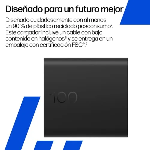 HP ▫️ Carregador de parede GAN USB-C de 100 W, Power Delivery (PD 3.0) 6