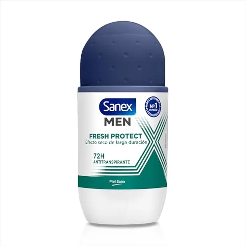 Sanex ▫️ Men Fresh Protect, Desodorizante Antitranspirante Roll-On para Homem, 6x50 ml 2