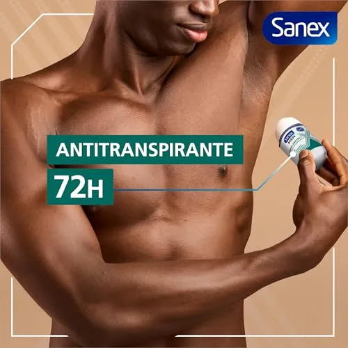 Sanex ▫️ Men Fresh Protect, Desodorizante Antitranspirante Roll-On para Homem, 6x50 ml 6