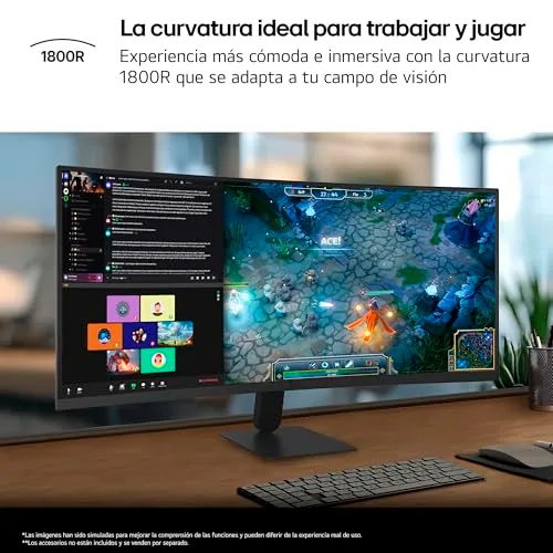 LG ▫️ Monitor UltraWide 34U601B-B - 34'', 21:9, VA, Preto 5