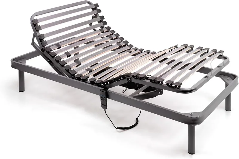 Ferlex ▫️ Cama articulada elétrica | Base articulada de 5 planos | Reguladores de firmeza e reforço na zona lombar e dorsal (105 x 190 cm)