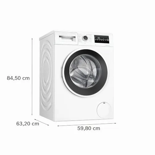 Bosch ▫️ Máquina de lavar roupa, Série 4, 8 kg, Iron Assist, branco, WAN24280ES 2