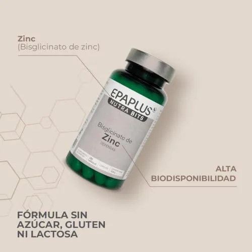 EPAPLUS ▫️ Bisglicinato de zinco 100 cápsulas de 15 mg Imunidade Alta absorção 4