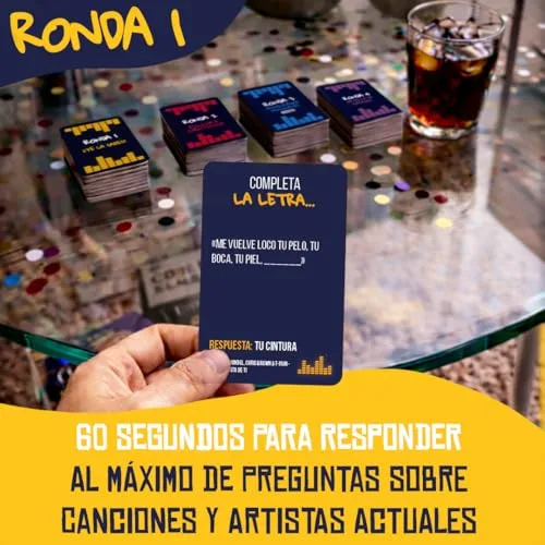 ATM Gaming ▫️ Play Hit Nova Geração - Jogos de Mesa para Crianças e Adultos - Música 2010-2026 em espanhol - Jogo de Cartas para Festas com Amigos e Família - Presente Original 4