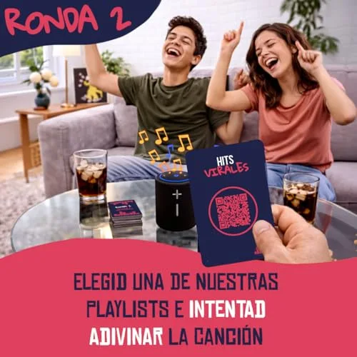 ATM Gaming ▫️ Play Hit Nova Geração - Jogos de Mesa para Crianças e Adultos - Música 2010-2026 em espanhol - Jogo de Cartas para Festas com Amigos e Família - Presente Original 5