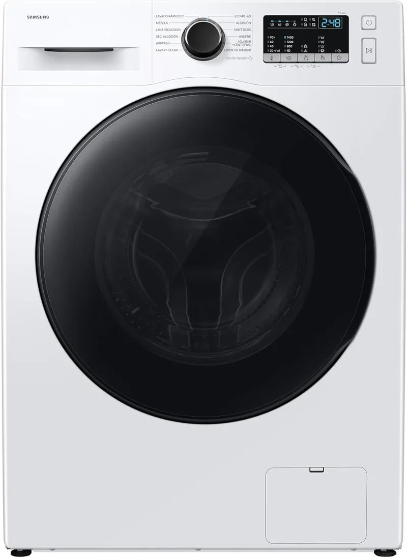 Samsung ▫️ Máquina de lavar e secar roupa 8 kg/6 kg, Classe E/A, WD80HG4U04BEEC
