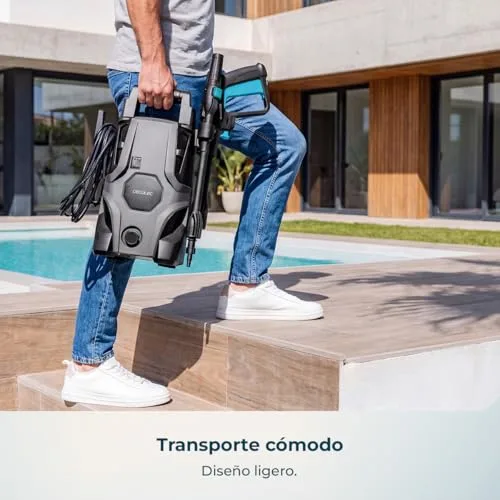 Cecotec ▫️ Máquina de Limpeza a Alta Pressão HydroBoost 1400 Essential Plus. 1400 W, pressão de 105 bar, para casa, jardim ou carro, caudal de 426 l/h, bomba em alumínio, raio de ação de 9 metros 3