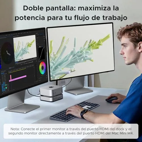UGREEN ▫️ Estação de ligação USB 4.0 a 40 Gbps, compatível com o Mac Mini M4 e M4 Pro 4