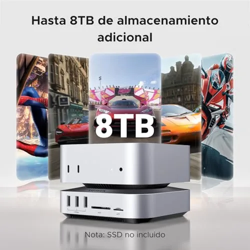 UGREEN ▫️ Estação de ligação USB 4.0 a 40 Gbps, compatível com o Mac Mini M4 e M4 Pro 6