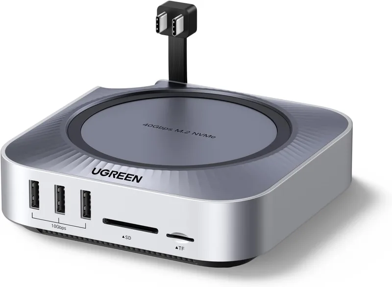 UGREEN ▫️ Estação de ligação USB 4.0 a 40 Gbps, compatível com o Mac Mini M4 e M4 Pro