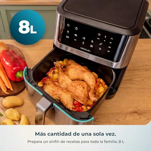 Cecotec ▫️ Fritadeira de ar quente Cecofry Supreme 8000 Hot de 8 L, 1800 W 2