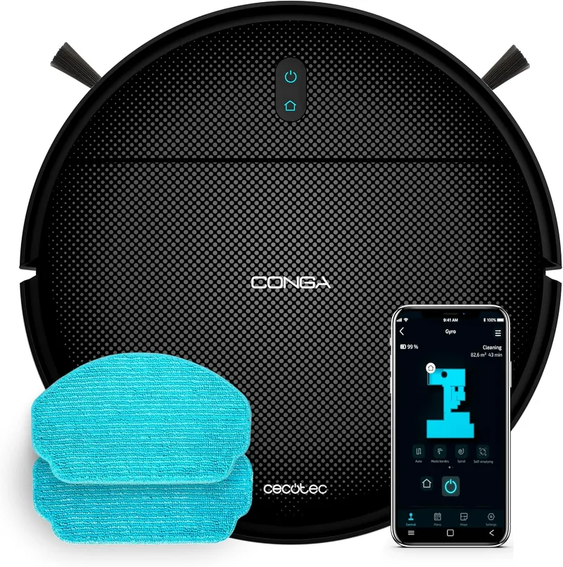 Cecotec ▫️ Robô aspirador com navegação giroscópica, 3000 Pa, Conga M10 X-Treme Neo