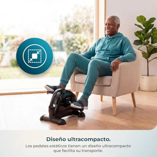 Cecotec ▫️ Pedais Estáticos Drumfit Cycle Compact Neo. Compactos, níveis de resistência reguláveis manualmente, funcionamento simples e intuitivo, ecrã LCD, peso máximo de 100 kg 3