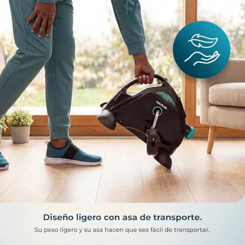 Cecotec ▫️ Pedais Estáticos Drumfit Cycle Compact Neo. Compactos, níveis de resistência reguláveis manualmente, funcionamento simples e intuitivo, ecrã LCD, peso máximo de 100 kg 4