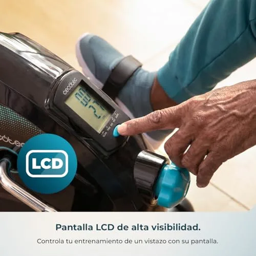 Cecotec ▫️ Pedais Estáticos Drumfit Cycle Compact Neo. Compactos, níveis de resistência reguláveis manualmente, funcionamento simples e intuitivo, ecrã LCD, peso máximo de 100 kg 6