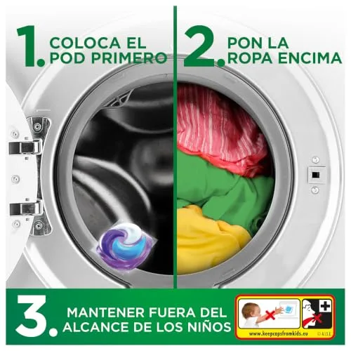 Ariel ▫️ PODS Tudo em 1, Detergente Líquido em Cápsulas para 35 Lavagens, Brisa Limpa 7