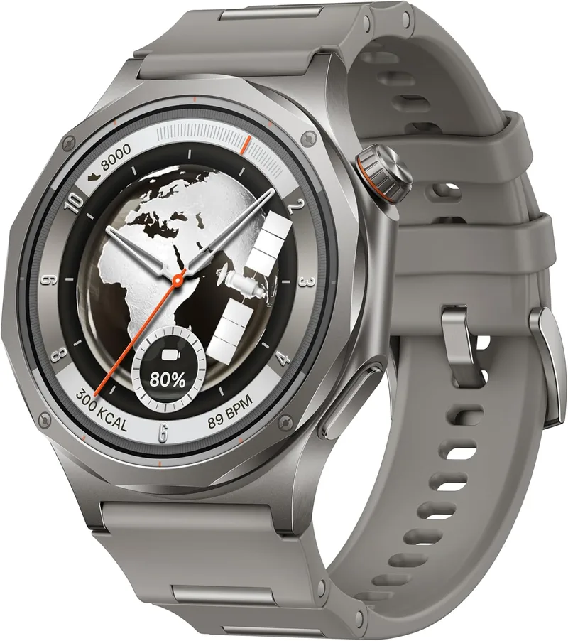 OPPO ▫️ Relógio inteligente Watch X3 com Wear OS, ecrã AMOLED de 1,5”, bateria com autonomia até 16 dias, ECG e análise de saúde em 60 segundos, GPS duplo, resistência IP69/5 ATM, titânio e cristal de safira, Misty Titanium