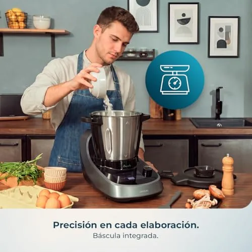 Cecotec ▫️ Robô de cozinha tátil com 37 funções: Mambo Touch Daily 5
