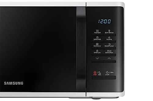 Samsung ▫️ Micro-ondas de instalação livre, 23 L, 800 W, MS23K3513AW/EC, Preto 2