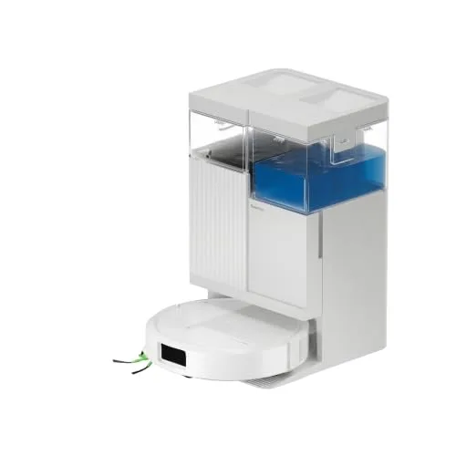 iRobot ▫️ Roomba Plus 515 Combo Base AutoWash multifuncional e autolimpante, 22 000 Pascais, esfregona extensível, esfregonas DualClean eleváveis, lavagem e secagem com calor, Clearview LiDAR, autonomia de 90 dias, branco 2