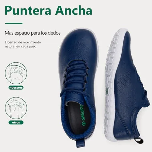 SAGUARO ▫️ Ténis Barefoot para Homem, Calçado Minimalista Leve com Biqueira Larga e Zero Drop para Caminhadas Casuais ao Ar Livre, Tamanhos 39-48 3