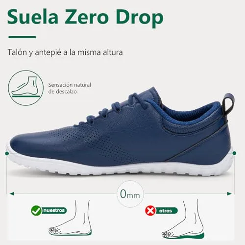 SAGUARO ▫️ Ténis Barefoot para Homem, Calçado Minimalista Leve com Biqueira Larga e Zero Drop para Caminhadas Casuais ao Ar Livre, Tamanhos 39-48 5
