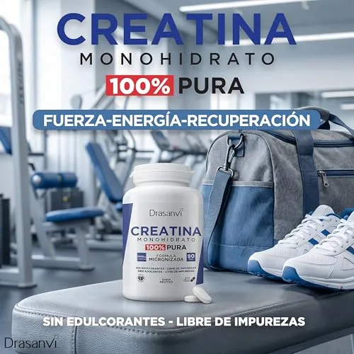 Drasanvi ▫️ Creatina Monohidratada 100% Pura em Comprimidos, 270 Unidades 2