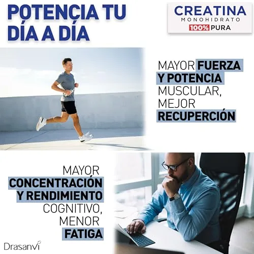 Drasanvi ▫️ Creatina Monohidratada 100% Pura em Comprimidos, 270 Unidades 3