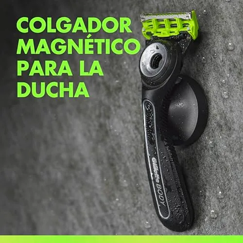 Gillette ▫️ Labs Body + Intimate – Máquina de barbear para o corpo masculino com 1 cabeça de corte 6