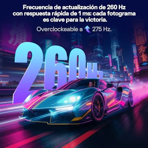 HKC ▫️ Monitor de jogos de 27 polegadas QHD, 260 Hz/275 Hz (OC Fast IPS, 1 ms, HDR400) 3