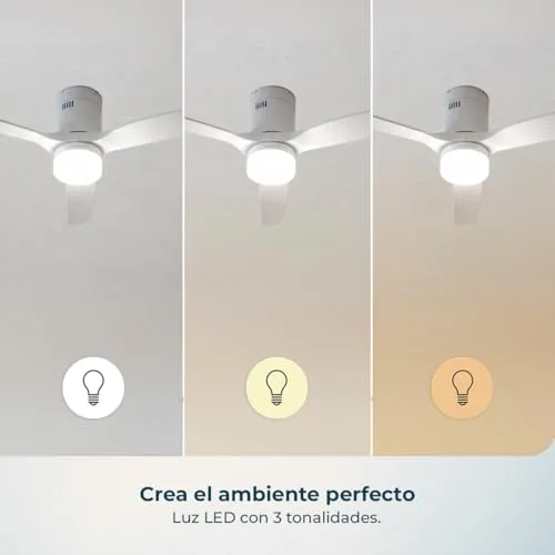 Cecotec ▫️ Ventilador de teto com luz Aero 4600 Arctic White&White 5