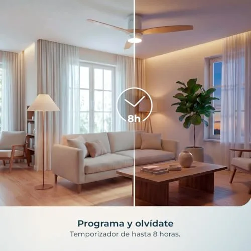 Cecotec ▫️ Ventilador de teto com luz Aero 4600 Arctic White&White 6