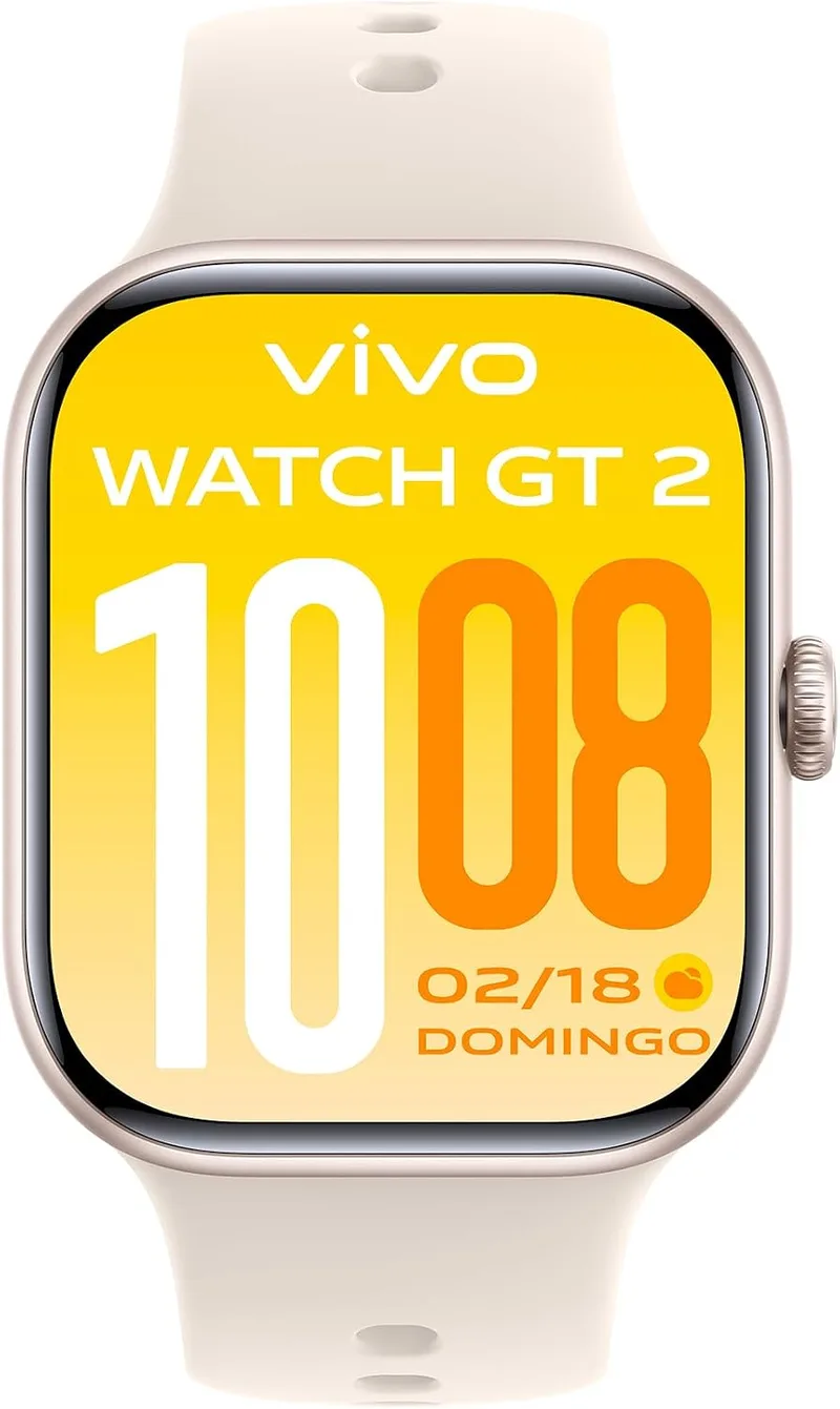 vivo ▫️ Watch GT2 – Relógio inteligente, 25 dias de autonomia, GPS e modos desportivos