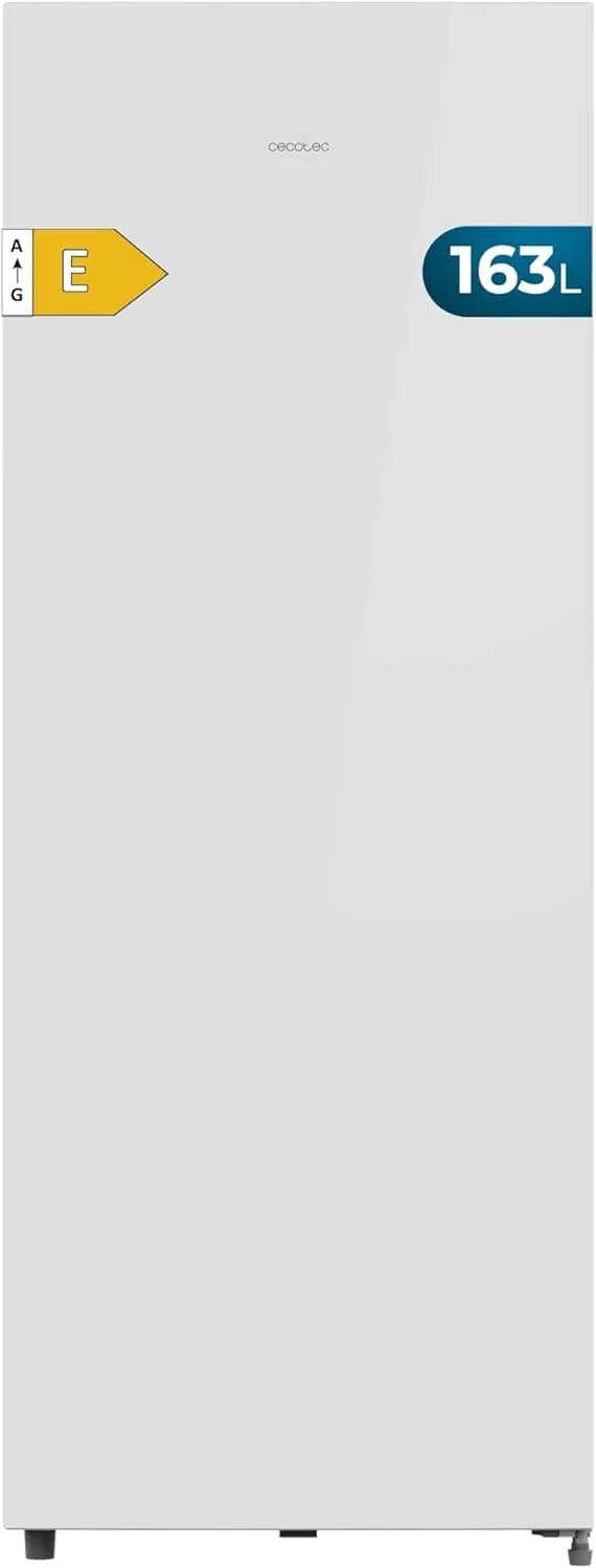 Cecotec ▫️ Congelador Vertical Conversível Bolero Cool Market UF 163 Dual White, Capacidade de 168 L, Função de frigorífico, NoFrost total, Sistema Multi AirFlow, Painel tátil, Huge Box, Iluminação LED, Alarme