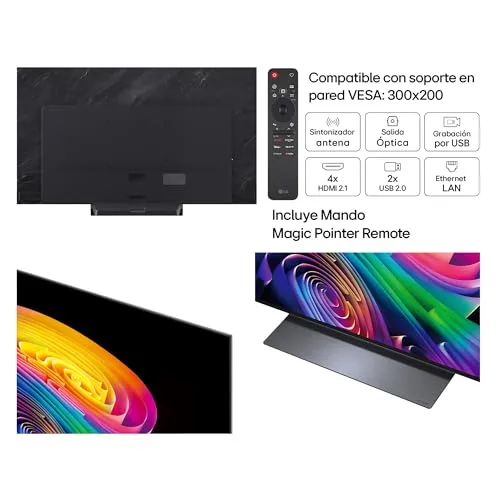 LG ▫️ OLED55C64LA - Smart TV OLED EVO AI de 55" 4K, sem reflexos a 98,9%, 2026 3