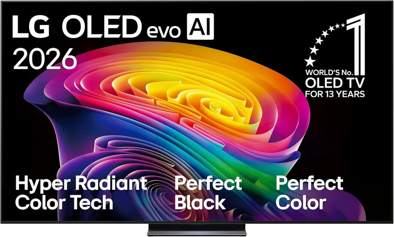 LG ▫️ OLED83C64LA - Smart TV OLED EVO AI de 83" 4K, sem reflexos a 98,9%, 2026