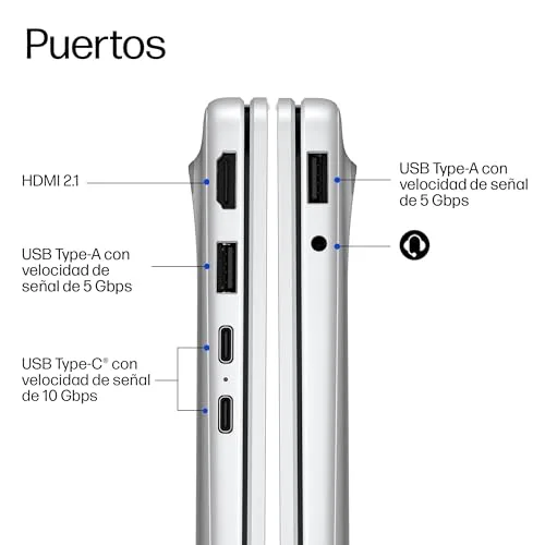 HP ▫️ Portátil OmniBook 3, 14" WUXGA, Snapdragon X, 16 GB, 512 GB 5