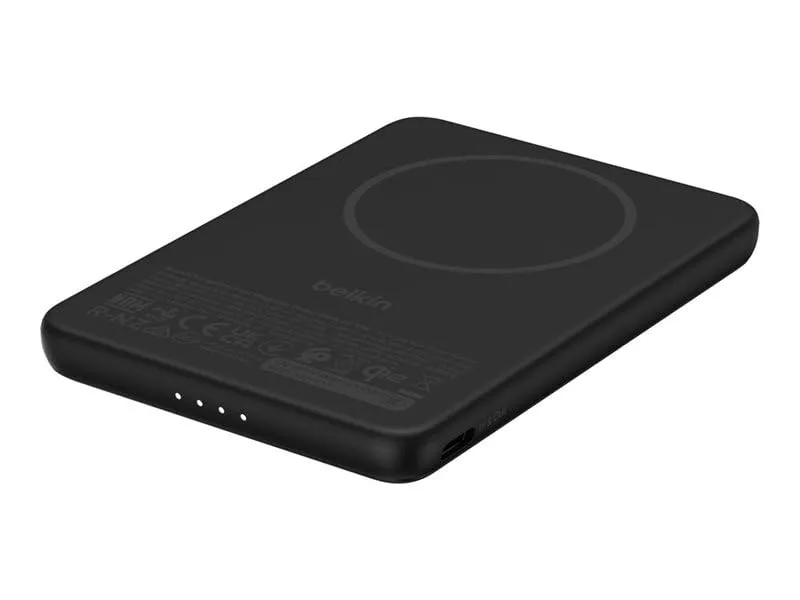 Belkin ▫️ Bateria externa BoostCharge de 5000 mAh com anel magnético - Preto 4