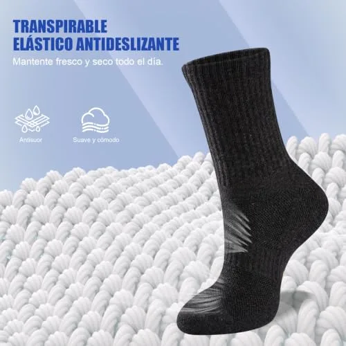 SockWaddles ▫️ Meias para homem e mulher, meias de algodão, 6/10 pares 4