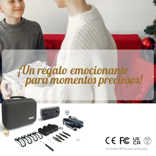 CHUBORY ▫️ Drone com câmara 4K HD, 84 minutos de voo (3 baterias), alcance de 800 m, acompanhamento automático, motor sem escovas e pairar automático – Ideal para principiantes e adultos 6