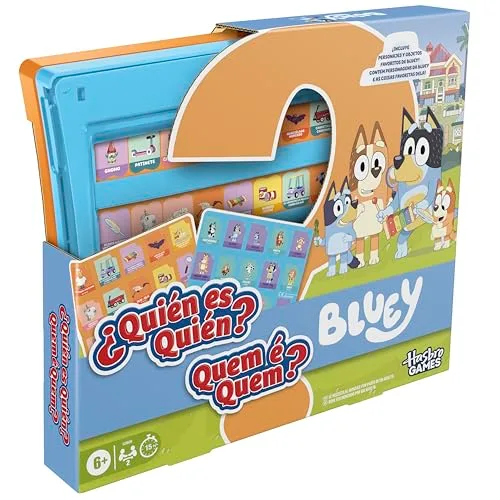 Hasbro Gaming ▫️ Jogo infantil «Quem é quem?», edição Bluey, Jogos de Mesa para a Família e de Viagem, 6+ - Versão em espanhol - português 5