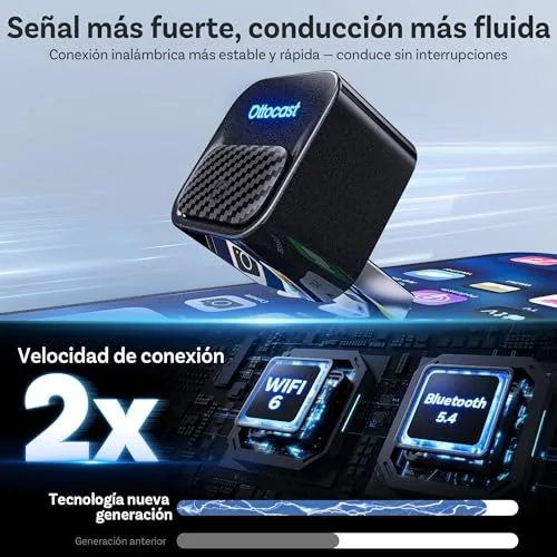OTTOCAST ▫️ Mini Core 2 em 1 – Adaptador sem fios para CarPlay e Android Auto 5