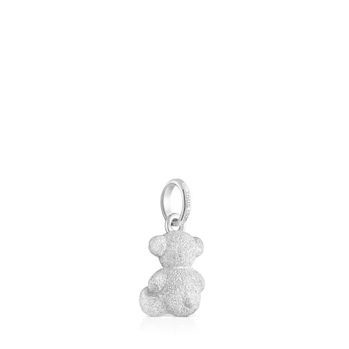 TOUS ▫️ Pingente de urso em prata com diamantes, para mulher, coleção Bold Bear 2