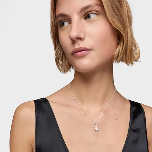 TOUS ▫️ Pingente de urso em prata com diamantes, para mulher, coleção Bold Bear 4